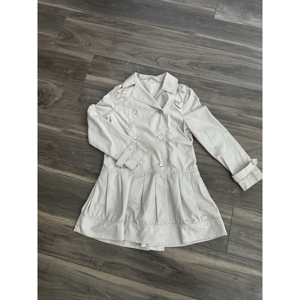Byblos Kids Italian Designer Trench Coat | Beige| Size 10